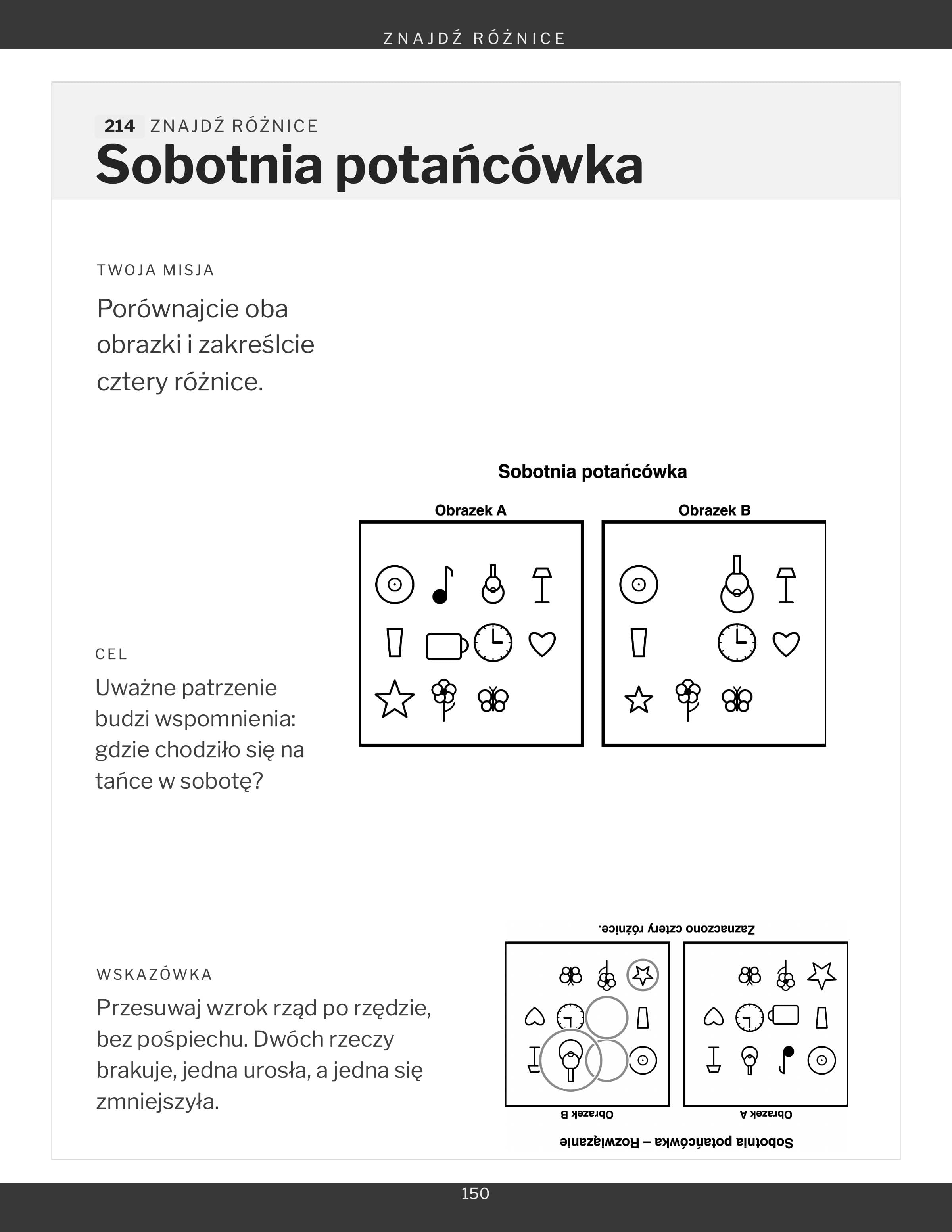 Gra „Znajdź różnice”: dwa obrazki do porównania